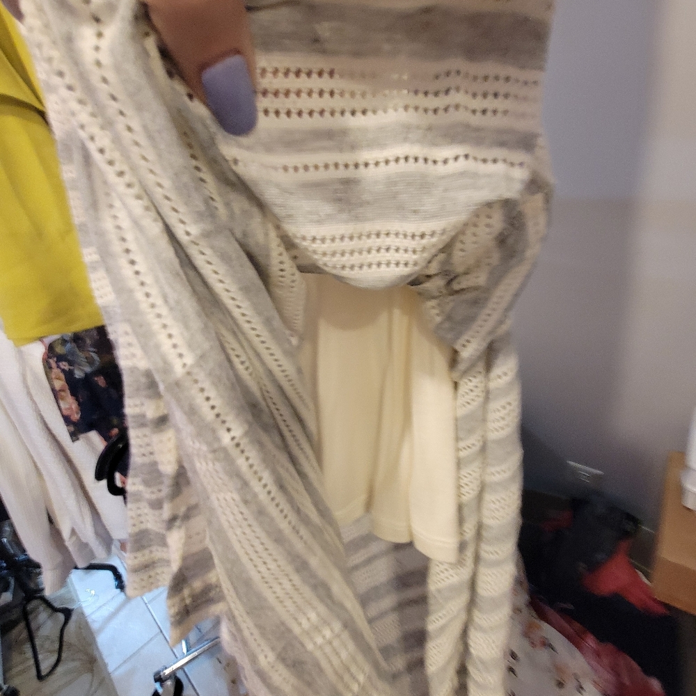 SPLENDID eyelet Maxi Dress. With Half Slip And Side Slit. Med - Picture 6 of 11